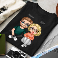 Cukifejű karakteres férfi póló pároknak