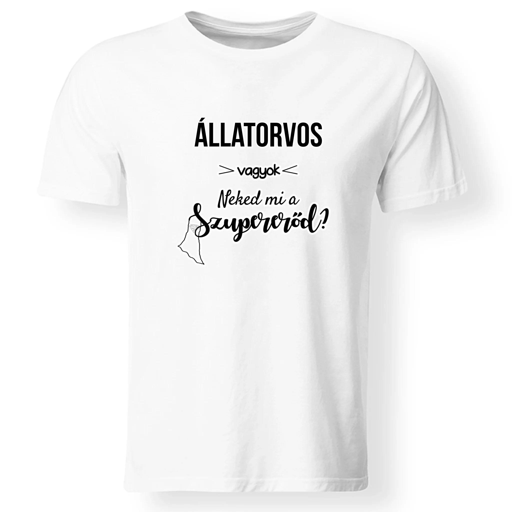 Szupererő egyedi férfi póló