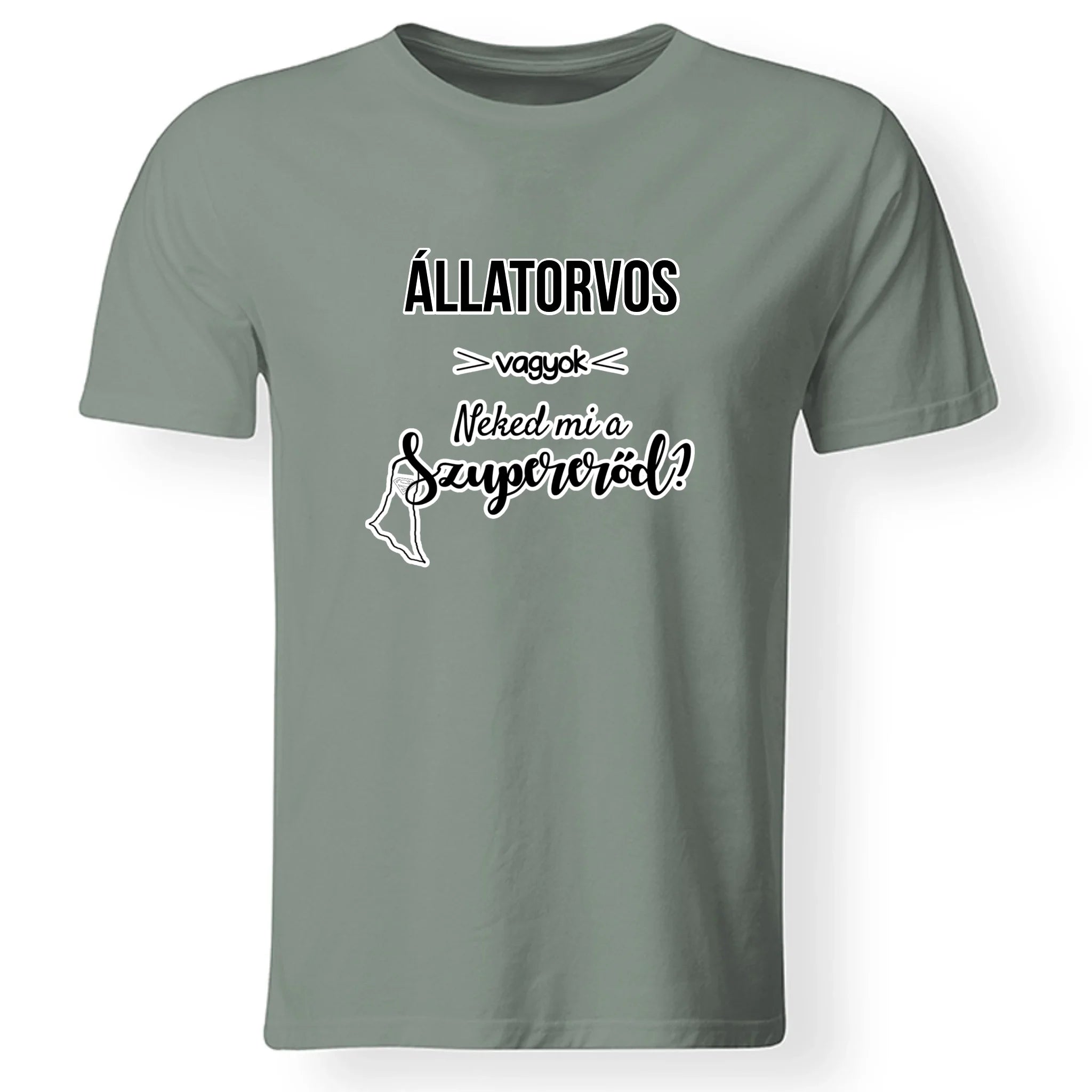 Szupererő egyedi férfi póló