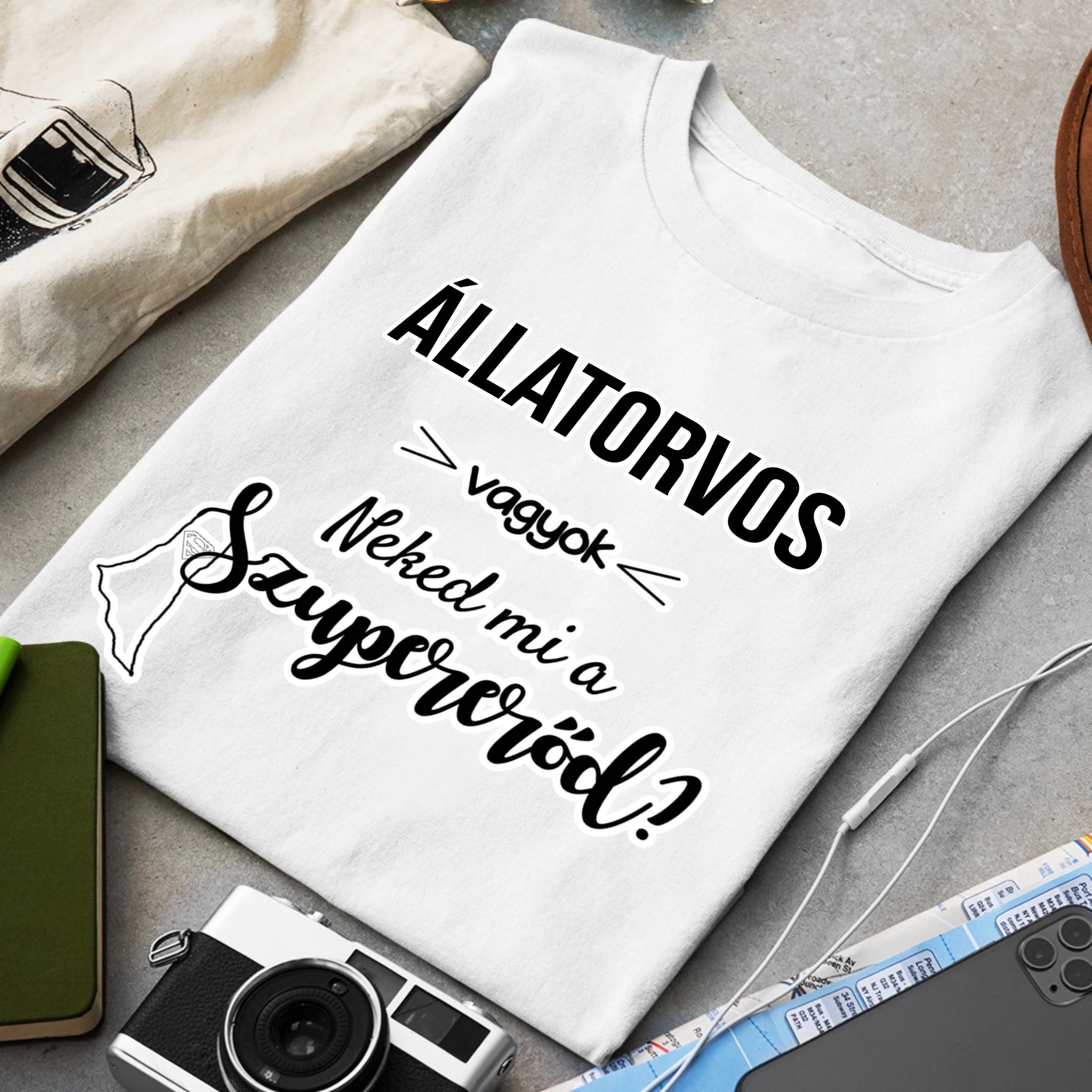 Szupererő egyedi férfi póló