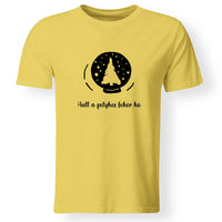 Karácsonyi póló szerkeszthető felirattal férfiaknak