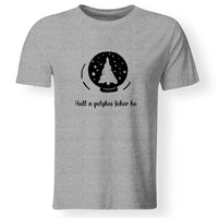 Karácsonyi póló szerkeszthető felirattal férfiaknak