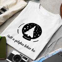 Karácsonyi póló szerkeszthető felirattal férfiaknak