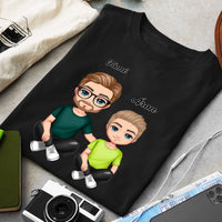 Cukifejű karakteres apa-fia póló