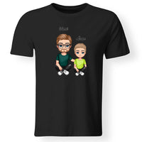 Cukifejű karakteres apa-fia póló