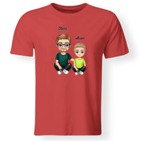 Cukifejű karakteres apa-fia póló