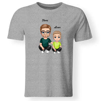 Cukifejű karakteres apa-fia póló