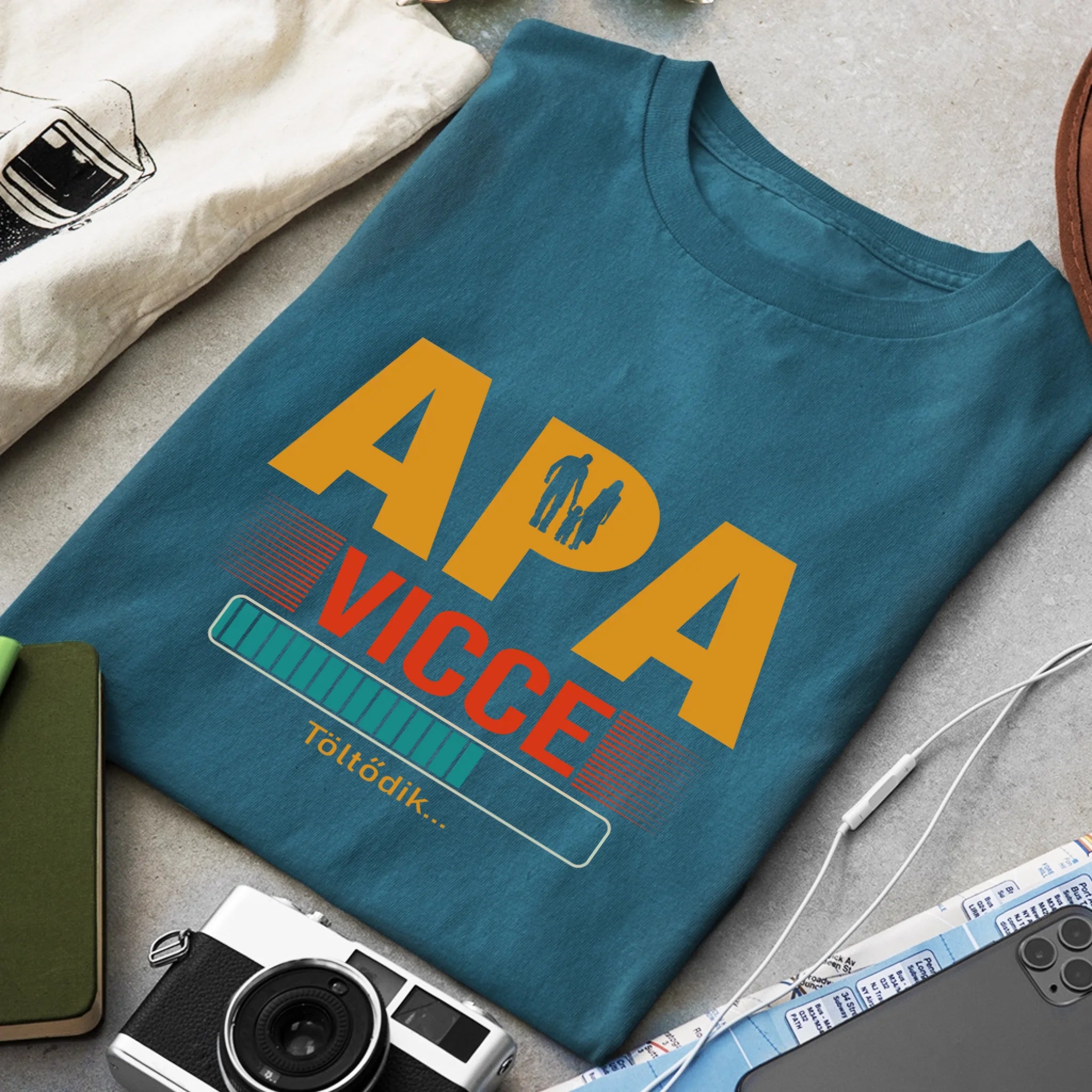Apa vicce töltődik póló
