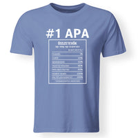 Apa jellemzős póló fix mintával