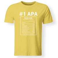 Apa jellemzős póló fix mintával