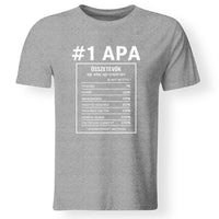 Apa jellemzős póló fix mintával