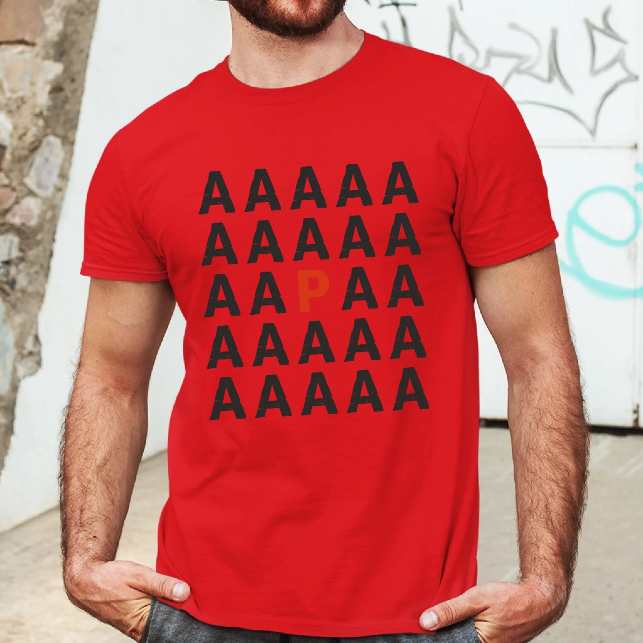 Minimalista apa póló