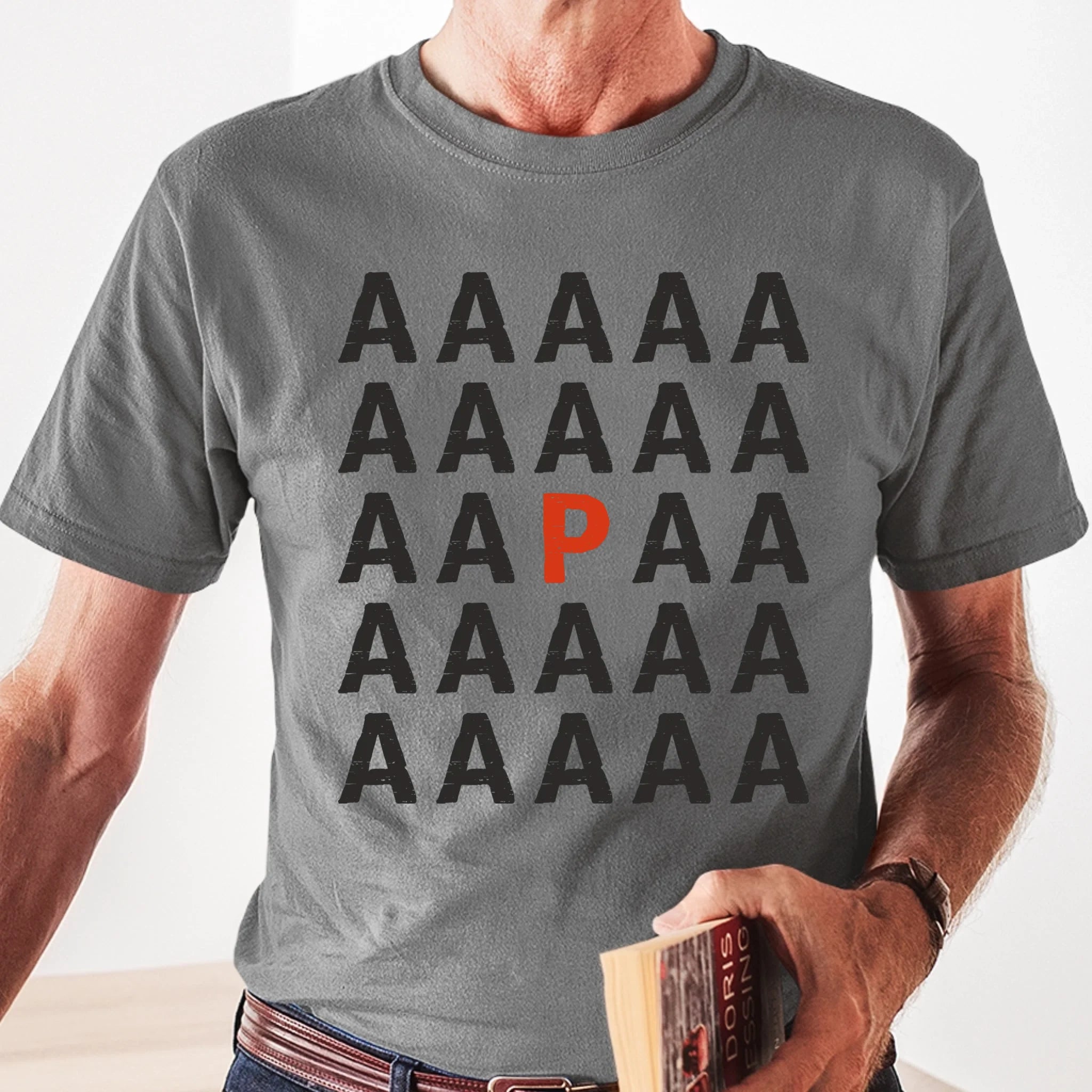 Minimalista apa póló