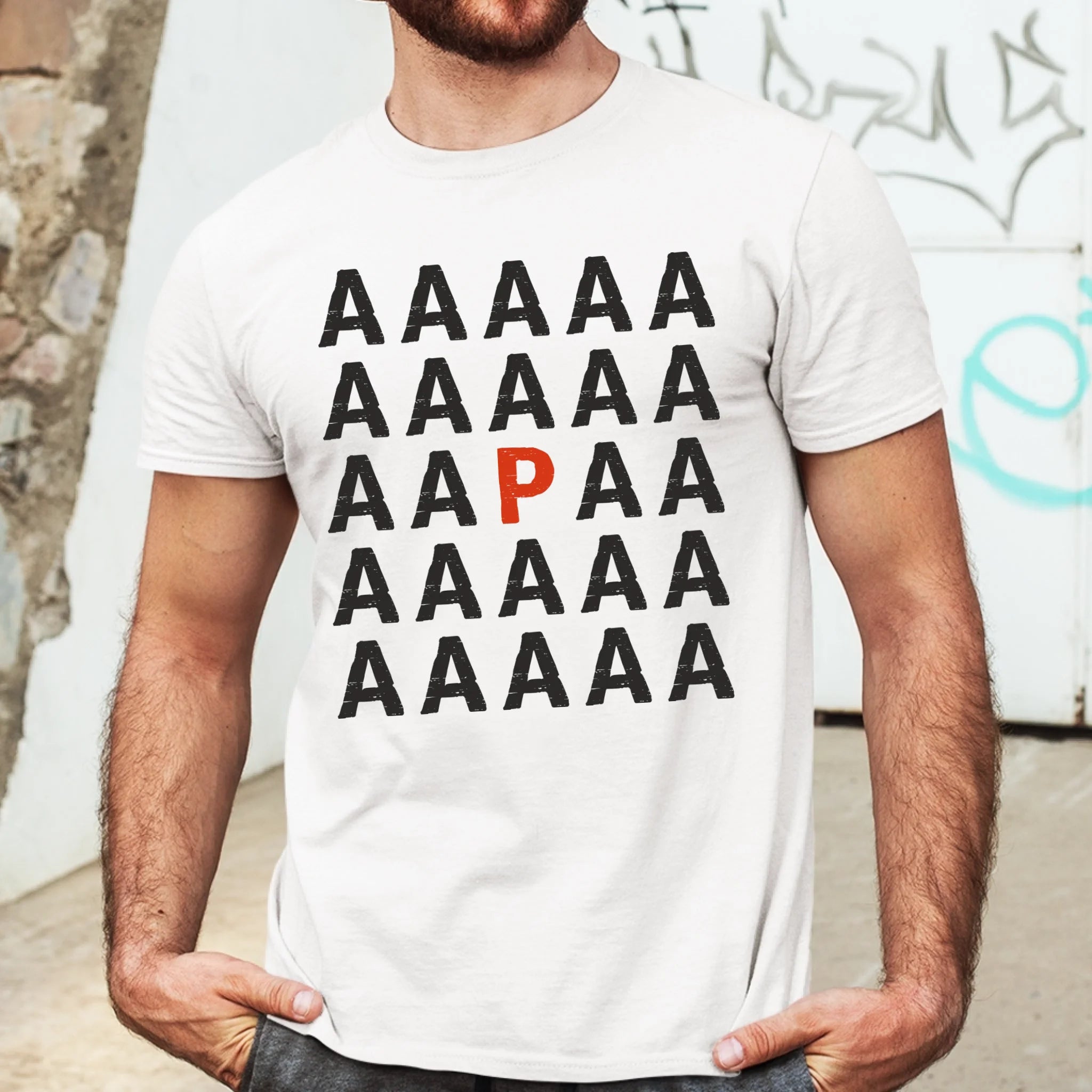 Minimalista apa póló