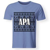 Karácsonyi mintás családi póló férfiaknak