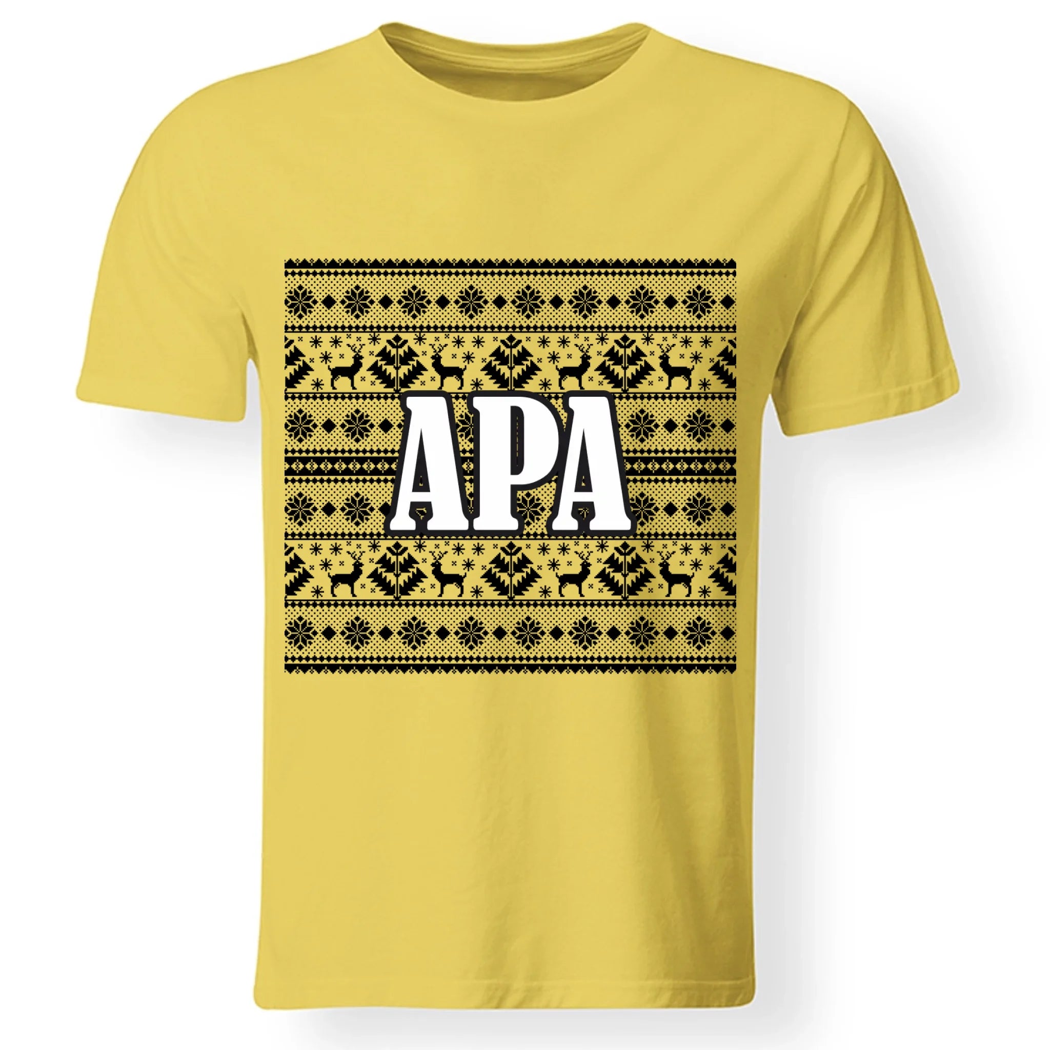 Karácsonyi mintás családi póló férfiaknak