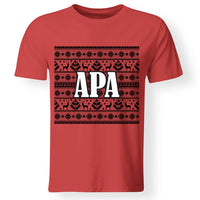 Karácsonyi mintás családi póló férfiaknak