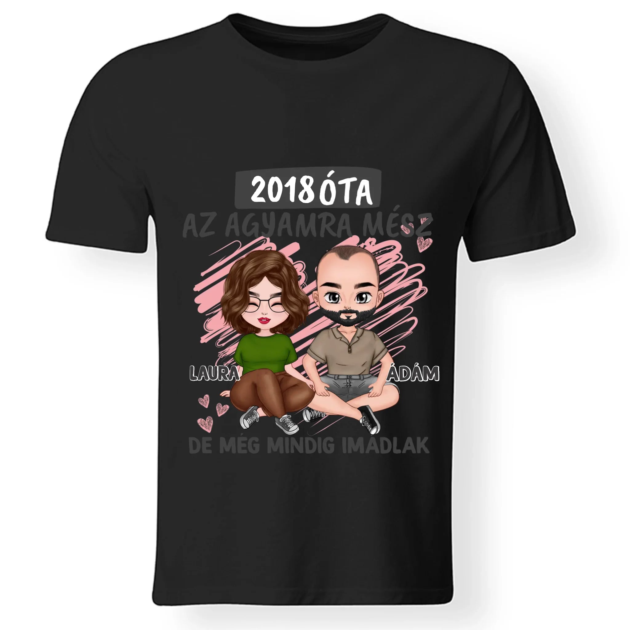  Az agyamra mész szerkeszthető karakteres férfi póló