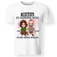  Az agyamra mész szerkeszthető karakteres férfi póló