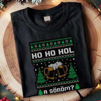 Hol a söröm? - karácsonyi férfi póló