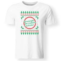 Kötött mintás nem számolom a kalóriákat - karácsonyi férfi póló