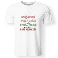 Feliratos karácsonyi férfi póló