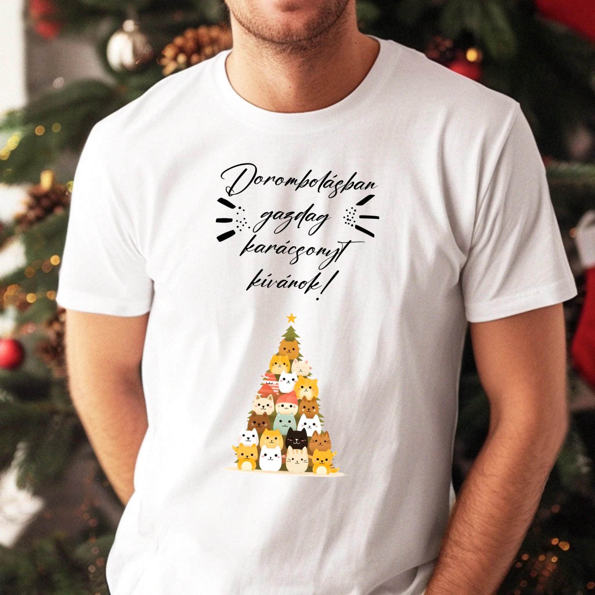 Dorombolásban gazdag - karácsonyi férfi póló