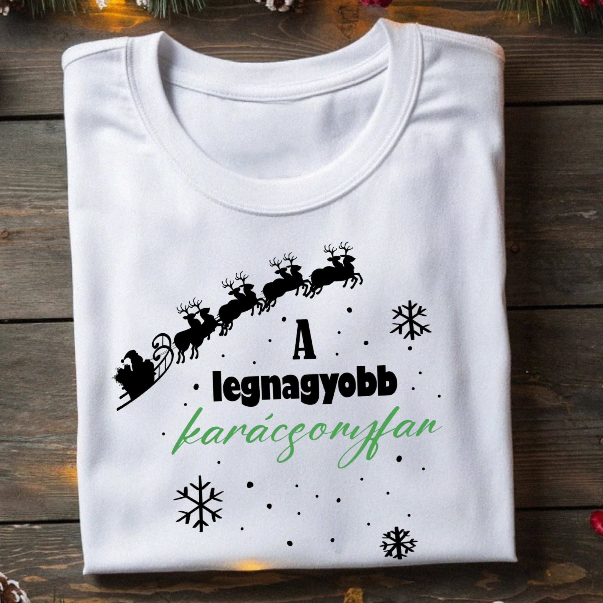 A legnagyobb karácsonyfan férfi póló