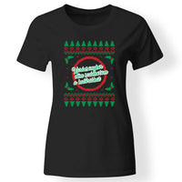 Kötött mintás nem számolom a kalóriákat - karácsonyi női póló