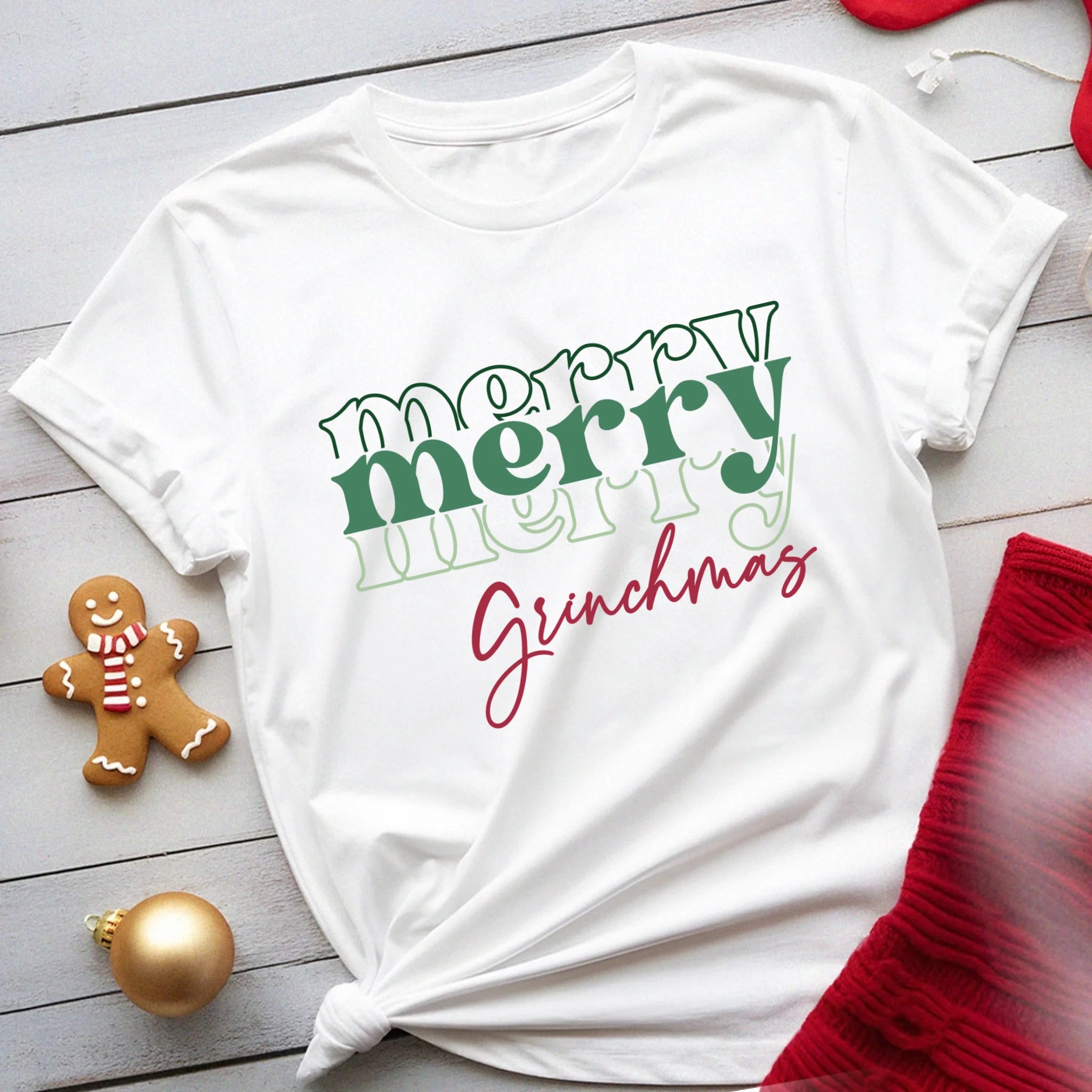 Merry Grinchmas női póló