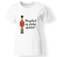 Karácsonyi póló vicces felirattal nőknek