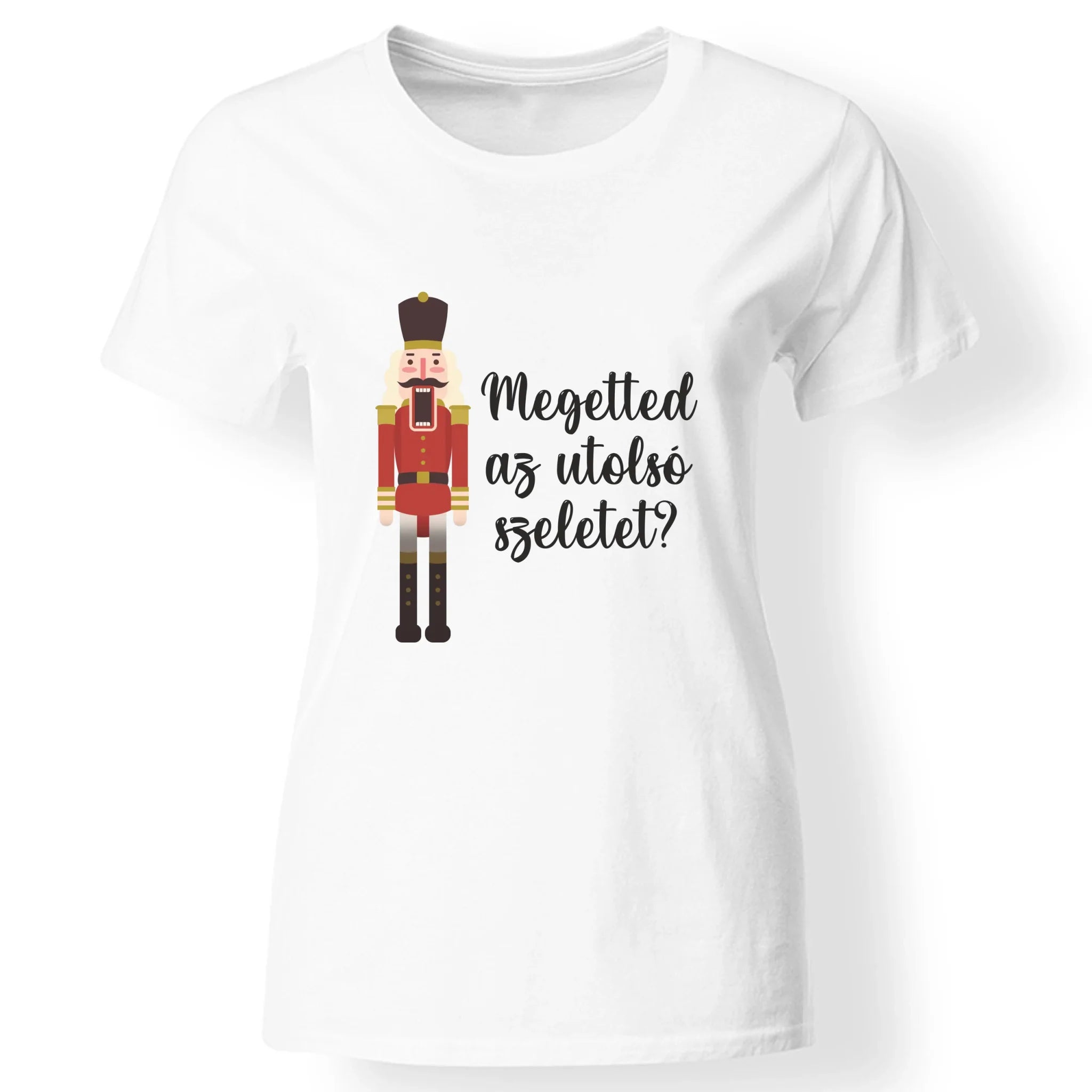 Karácsonyi póló vicces felirattal nőknek