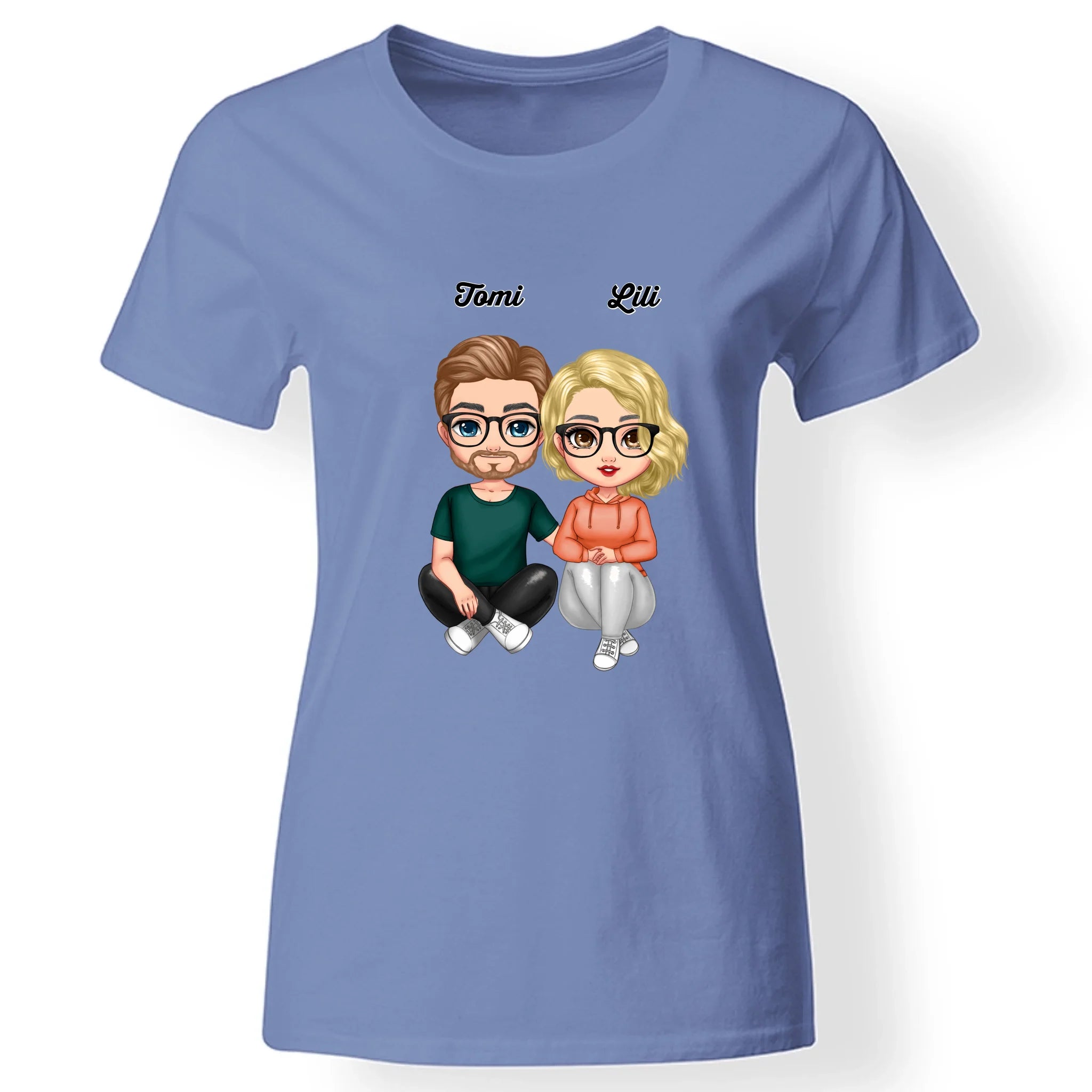 Cukifejű karakteres női póló pároknak