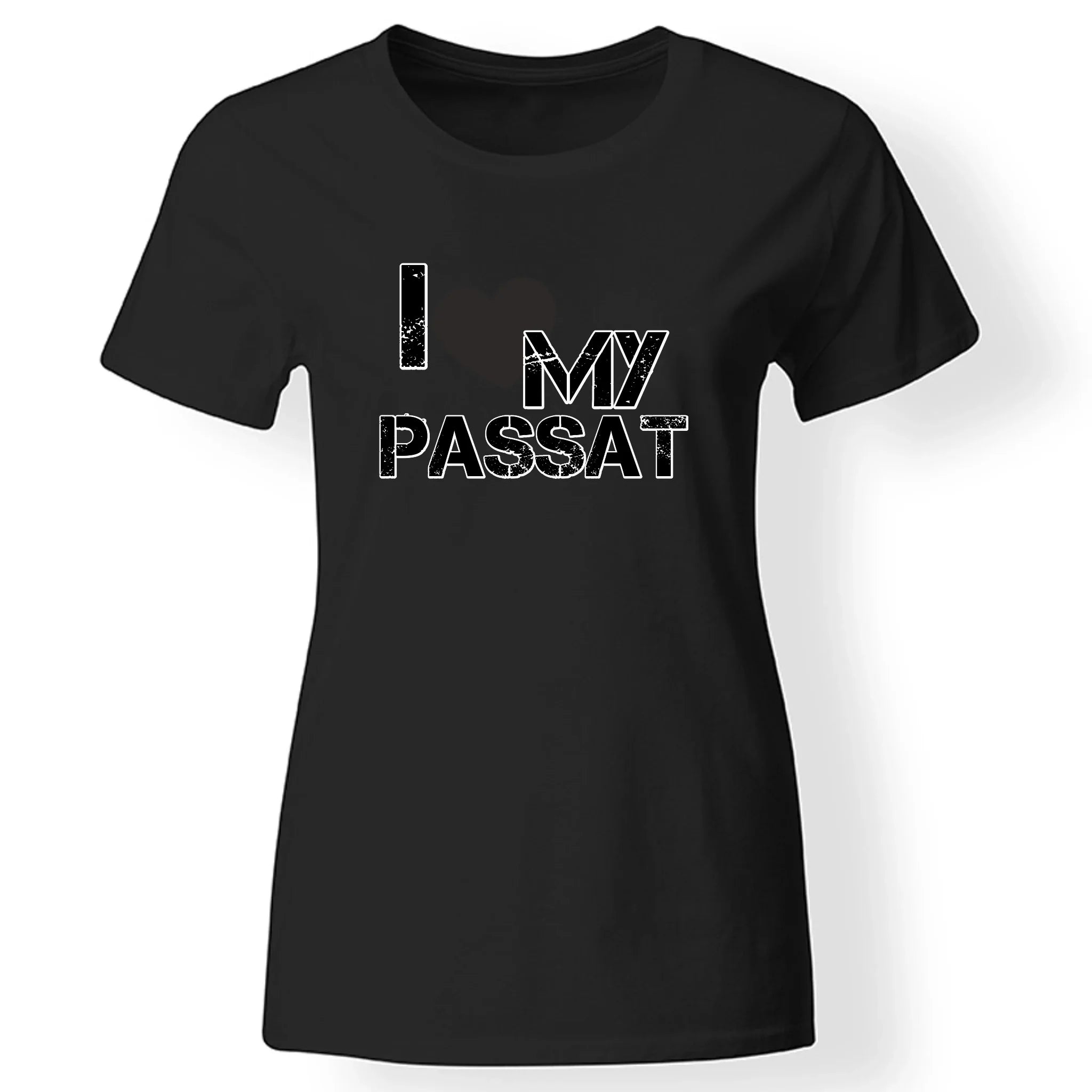 I love autós póló nőknek fekete