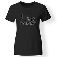 I love autós póló nőknek fekete
