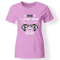 Szülinapi ajándék horgászoknak - A legjobb horgász évjárat női póló rózsaszín