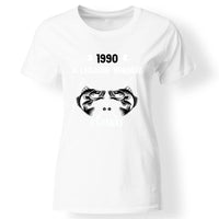 Szülinapi ajándék horgászoknak - A legjobb horgász évjárat női póló fehér