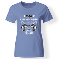 Szülinapi ajándék horgászoknak - A legjobb horgász évjárat női póló kék