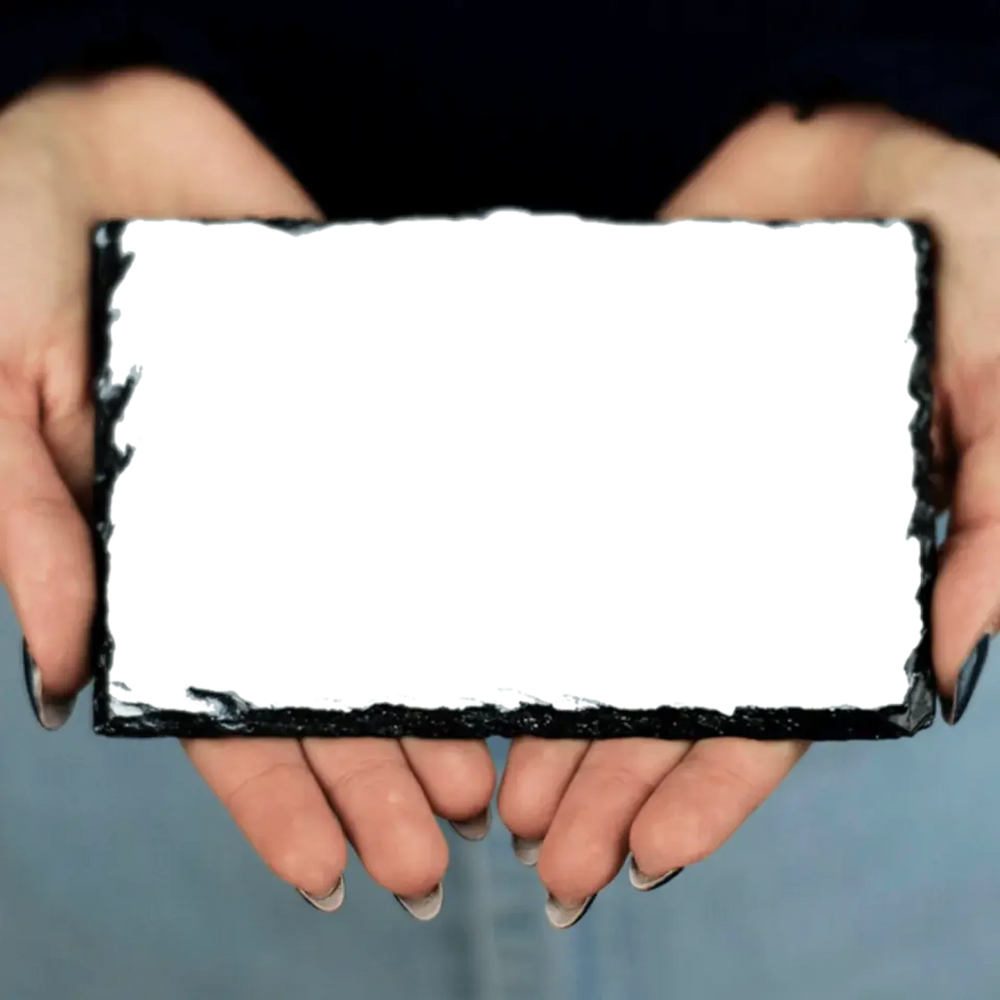 Apa két kisbabával egyedi gránitlap