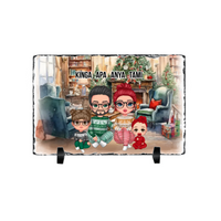 Karácsonyi családos gránitlap