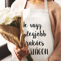 Egyedi feliratos kötény