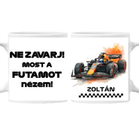 Ne zavarj futamot nézek egyedi neves bögre