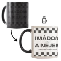  Imádom a nejem futamos egyedi képes bögre