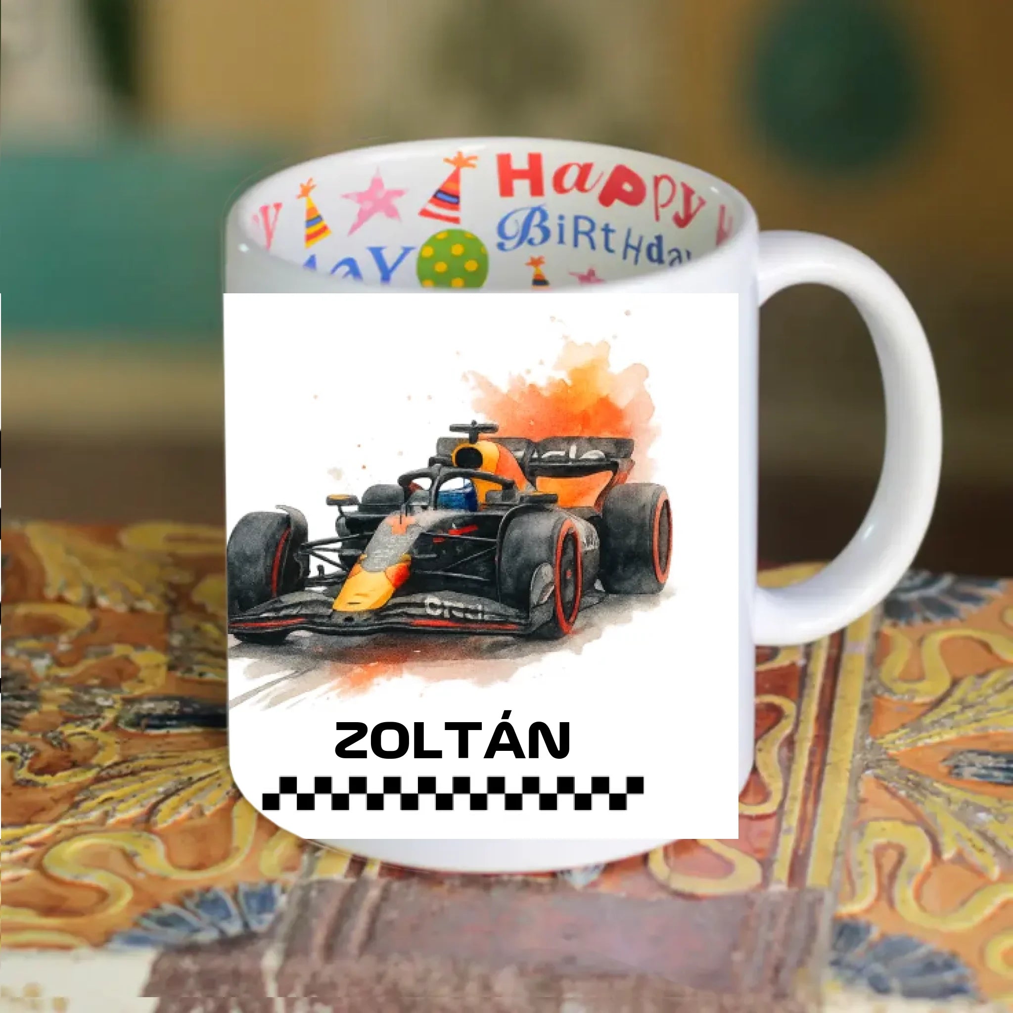 Ne zavarj futamot nézek egyedi neves bögre