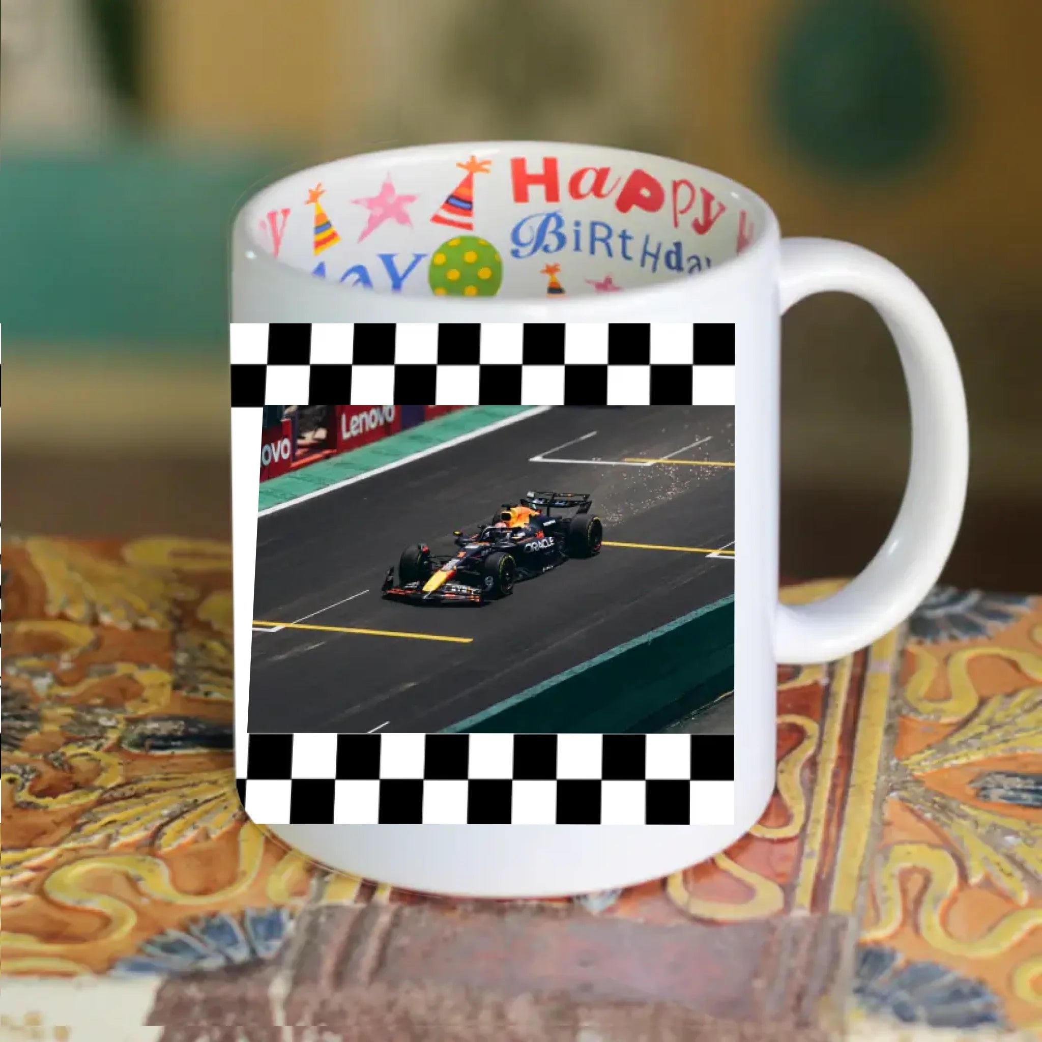  Imádom a nejem futamos egyedi képes bögre