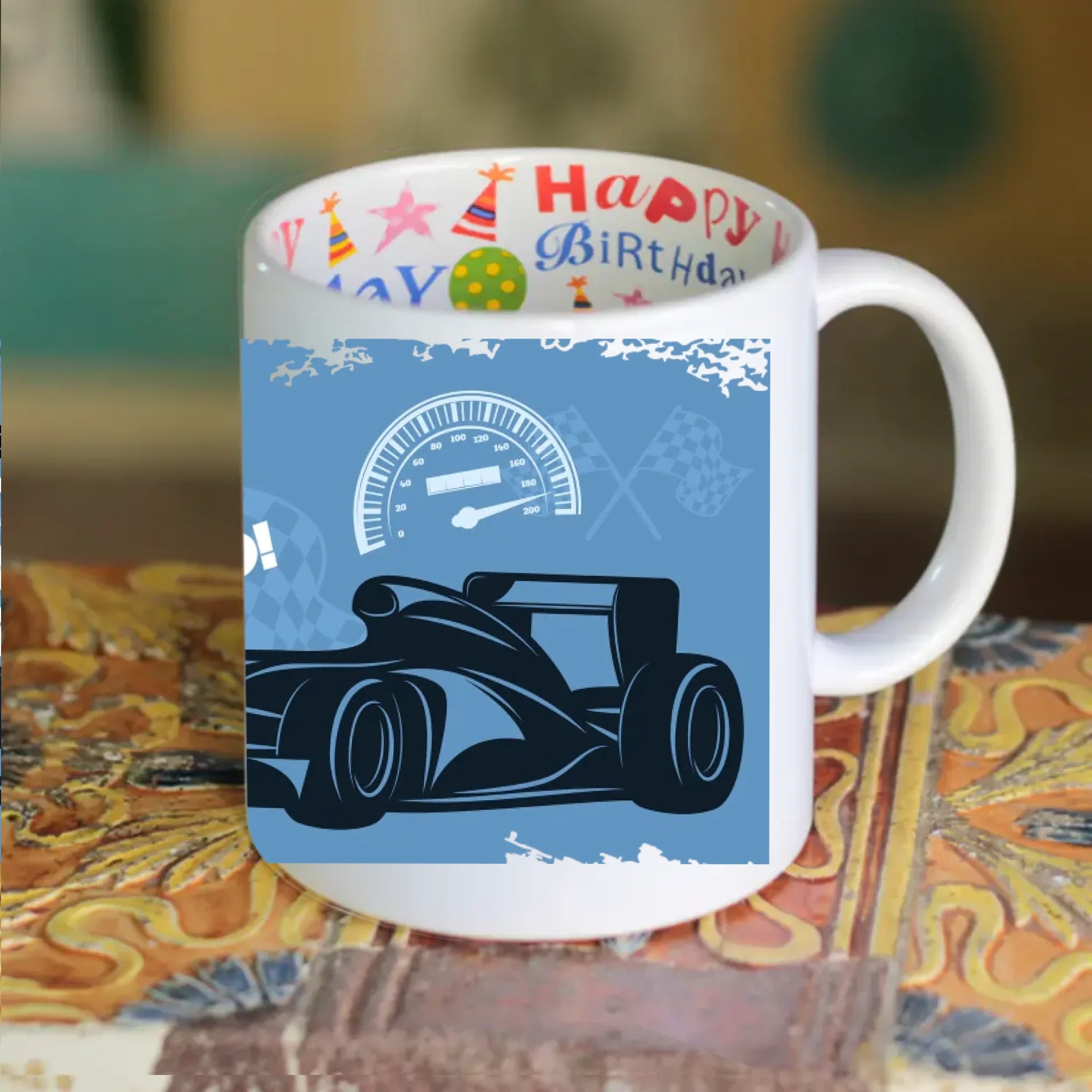 Ne zavard futam közben egyedi neves bögre