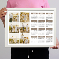 2026 falikép fekvő naptár egyedi 6 képpel