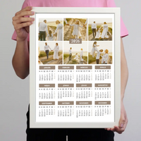 2026 falikép álló naptár egyedi 6 képpel