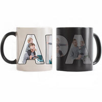 Apák napi egyedi ajándék bögre APA feliratos képekkel