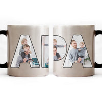 Apák napi egyedi ajándék bögre APA feliratos képekkel